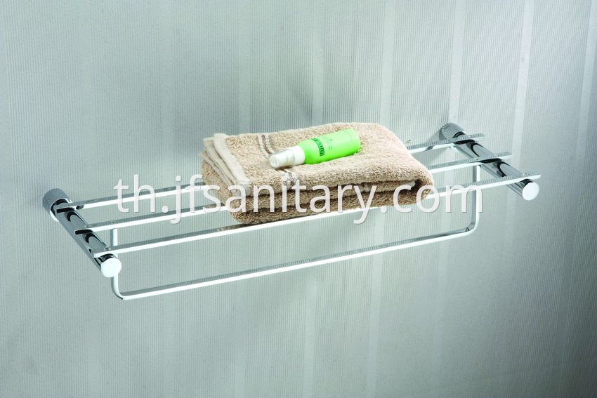 Brass towel rack